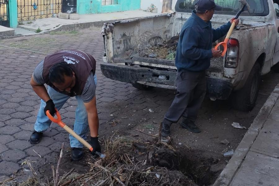 Gobierno cercano y en territorio de Alfonso Sánchez García continúa con la transformación de espacios públicos de la capital